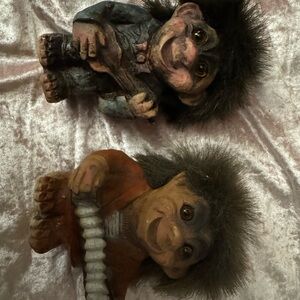 Vintage NyForm Troll Figurines with Instruments